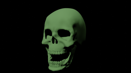 Human Skull A003 preview image